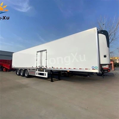 Ρυμουλκούμενο ψυγείου 4 αξόνων για μεταφορά με κρύα αλυσίδα